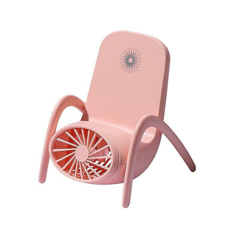 Camera Phone Accessories |  Mobile Phone Holder Small Fan Usb Charging With Breathing Light Mini Desktop Fan Holder(Pink) Camera Phone Accessories Camera Phone Accessories