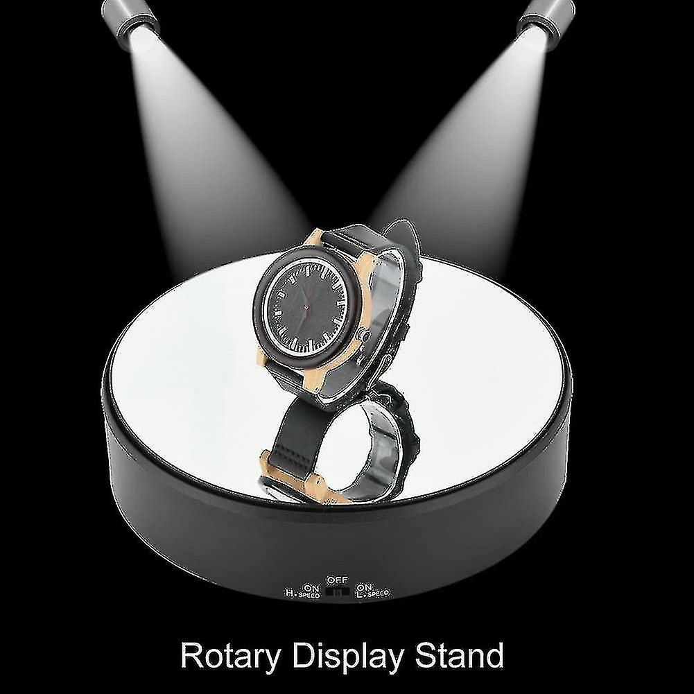 Phone Stands |  360  Rotating Jewelry Display Stand, Electric Turntable Round Tray Adjustable Speed Rotary Stand Phone Stands Phone Stands