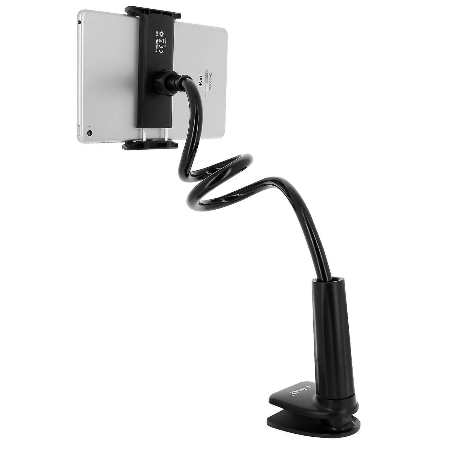 Phone Stands |  360  Rotating Universal Desktop Bracket Adjustable Arm Black Clamp Phone Stands Black