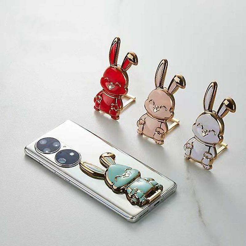 Phone Stands |  5Pcs Foldable Bunny Phone Bracket Mobile Phone Holder Desktop Cute Card Ventilated Student Gift Suitable For Flat Panel Live Broadcast Phone Stands Phone Stands