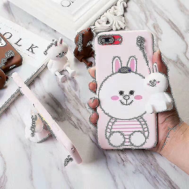 Phone Stands |  8/7 Doll Pendant Mobile Ph S 6S Rubber Sleeve X/7 Doll Phone Stands Phone Stands