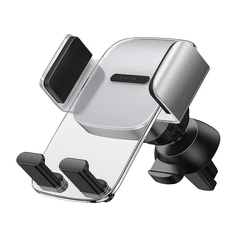 Phone Stands |  Car Holder Easy Control Clamp Silver For Air Outlet Phone Stands Phone Stands