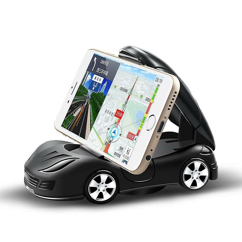 Phone Stands |  Car Mobile Phone Holder, Car Supplies, Navigation Mobile Phone Holder, Creative Ornaments In The Car, Car Model Instrument Stand(Black) Phone Stands Black