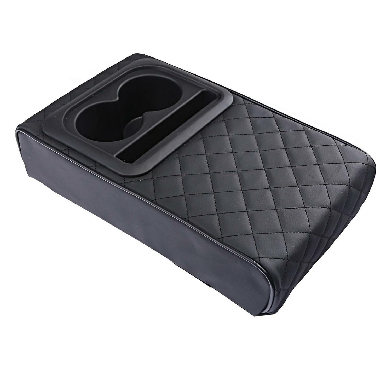 Phone Stands |  Center Console Cushion With Cup Holder Phone Holder Middle Console Protector Grid Phone Stands grid