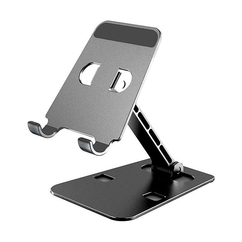 Phone Stands |  L201 Aluminum Alloy Foldable Phone Stand Adjustable Height Desktop Holder(Black) Phone Stands Phone Stands