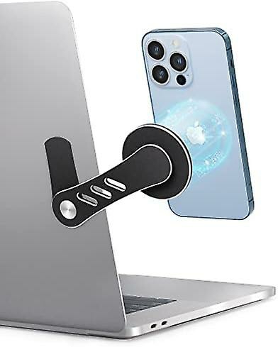 Phone Stands |  Magnetic Laptop Phone Holder For Dual-Screen Experience With Iphones（3T-Black） Phone Stands Phone Stands