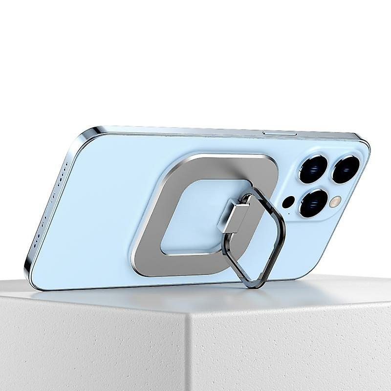 Phone Stands |  Magsafe Magnetic Mobile Phone Ring Holder (Black Silver) Phone Stands Phone Stands