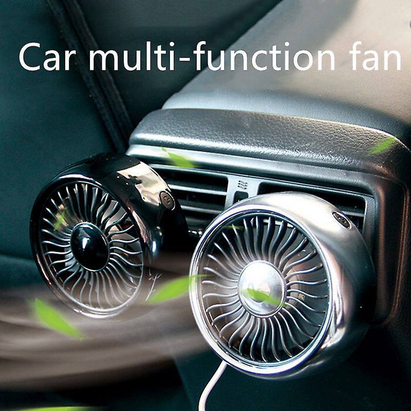 Phone Stands |  Multifunctional Car Air Vent Outlet Center Console Usb Cooling Fan Rotatble Phone Stands Phone Stands