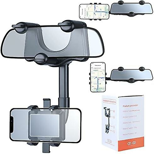 Phone Stands |  Rotatable And Retractable Car Phone Holder For Rearview Mirror – Universal Mount（1 Pack） Phone Stands Phone Stands