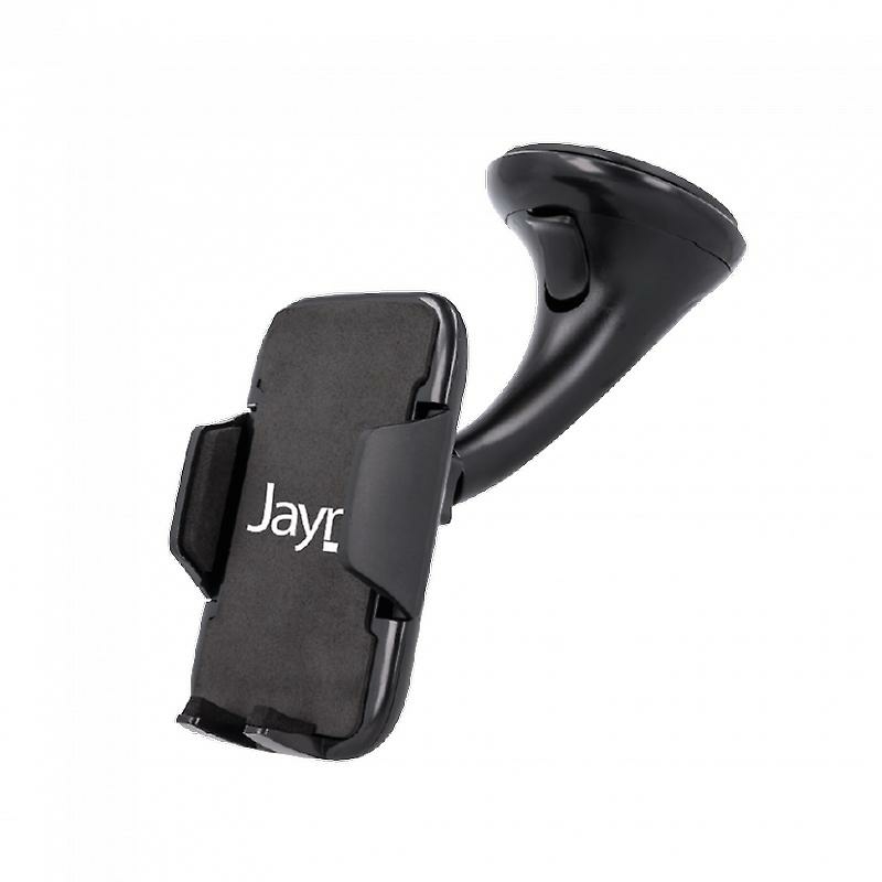 Phone Stands |  Smartphone Car Holder With Suction Cup Fixation, Black Phone Stands Black