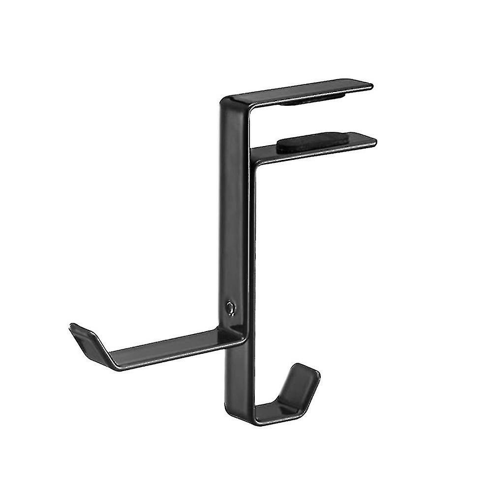 Phone Stands |  Universal Headphone Desktop Mount Metal Holder Hanger Hook Headset Shelf Rack Earphones Stand (Black) Phone Stands Phone Stands