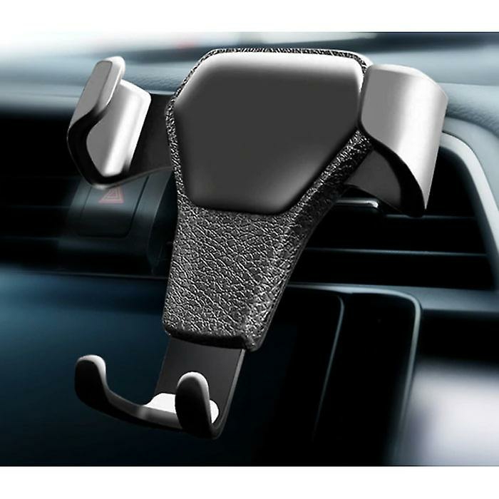 Phone Stands |  Universal Phone Holder Car With Air Grille Clip – Gravity Dashboard Smartphone Holder Black Phone Stands Phone Stands