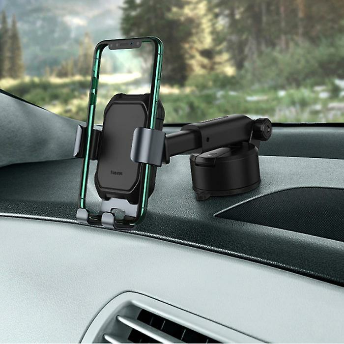 Phone Stands |  Universal Phone Holder Car With Dashboard Stand – Gravity Smartphone Holder Black Phone Stands Phone Stands