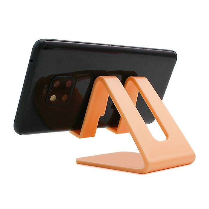 Phone Stands |  Universal Phone Holder Desk Stand – Opening For Charger – Video Calling Smartphone Holder Desk Stand Orange Phone Stands Phone Stands