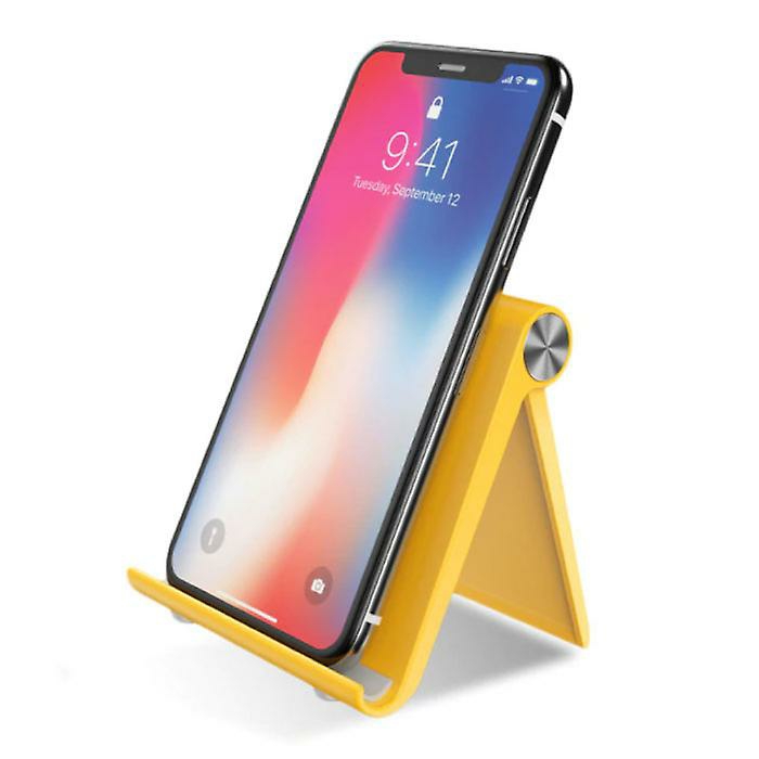 Phone Stands |  Universal Phone Holder Desk Stand – Video Calling Smartphone Holder Desk Stand Yellow Phone Stands Phone Stands