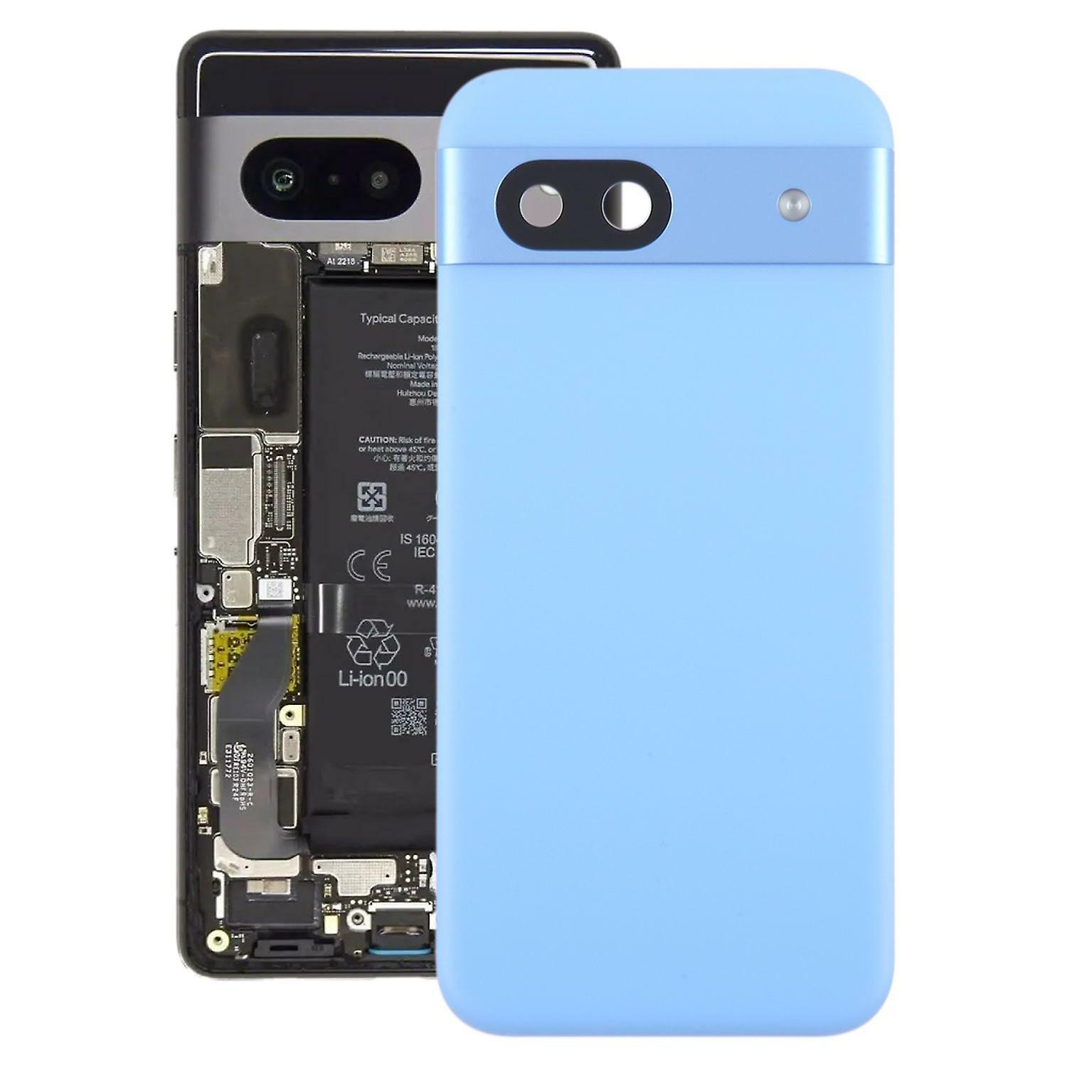 Replacement Phone Parts |  Für Google Pixel 8A Akkudeckel Backcover Mit Kamera Linse Ersatzteil Blau Replacement Phone Parts Blau