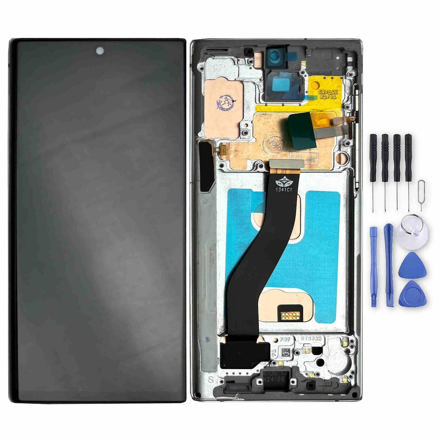 Replacement Phone Parts |  Für Samsung Galaxy Note 10 Display Full Tft Mit Rahmen Ersatzteil Reparatur Grau Replacement Phone Parts Grau