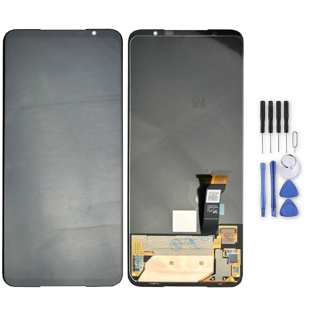 Replacement Phone Parts |  For Asus Rog Phone 7 / 7 Ultimate Display Full Lcd Without Frame Unit Touch Spare Part Repair Black Replacement Phone Parts Black