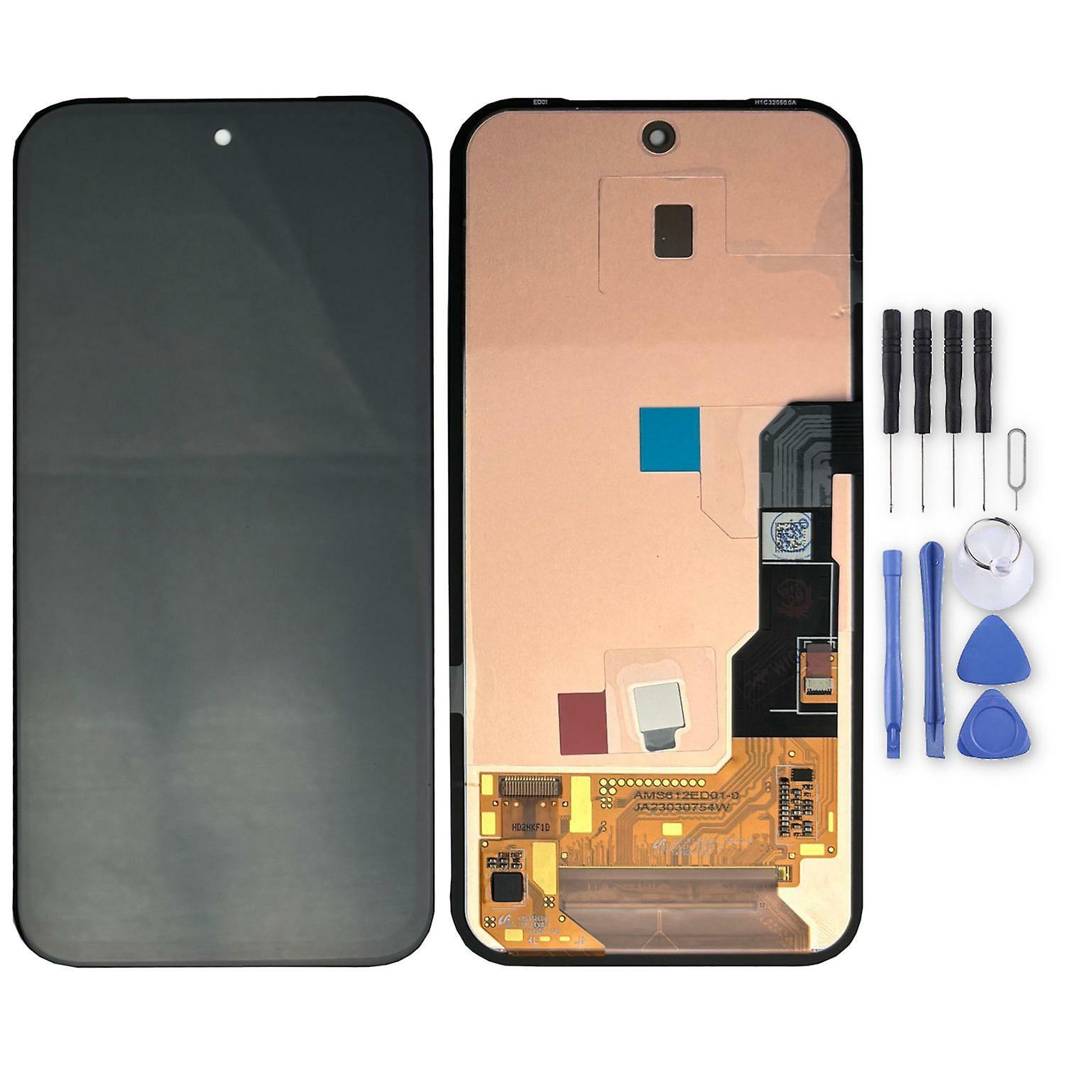 Replacement Phone Parts |  For Google Pixel 8A Display Full Lcd Without Frame Unit Touch Spare Part Repair Black Replacement Phone Parts Black