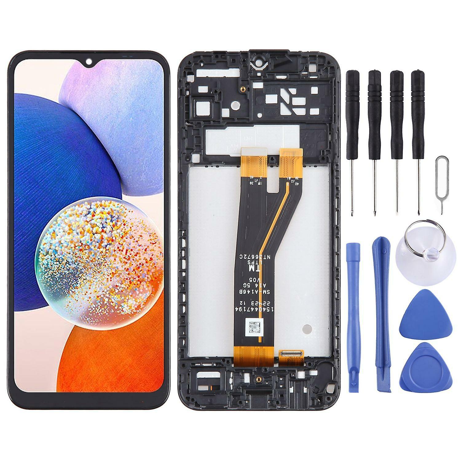 Replacement Phone Parts |  For Samsung Galaxy A14 5G Display Full Lcd With Frame Unit Touch Spare Part Repair Black Replacement Phone Parts Black