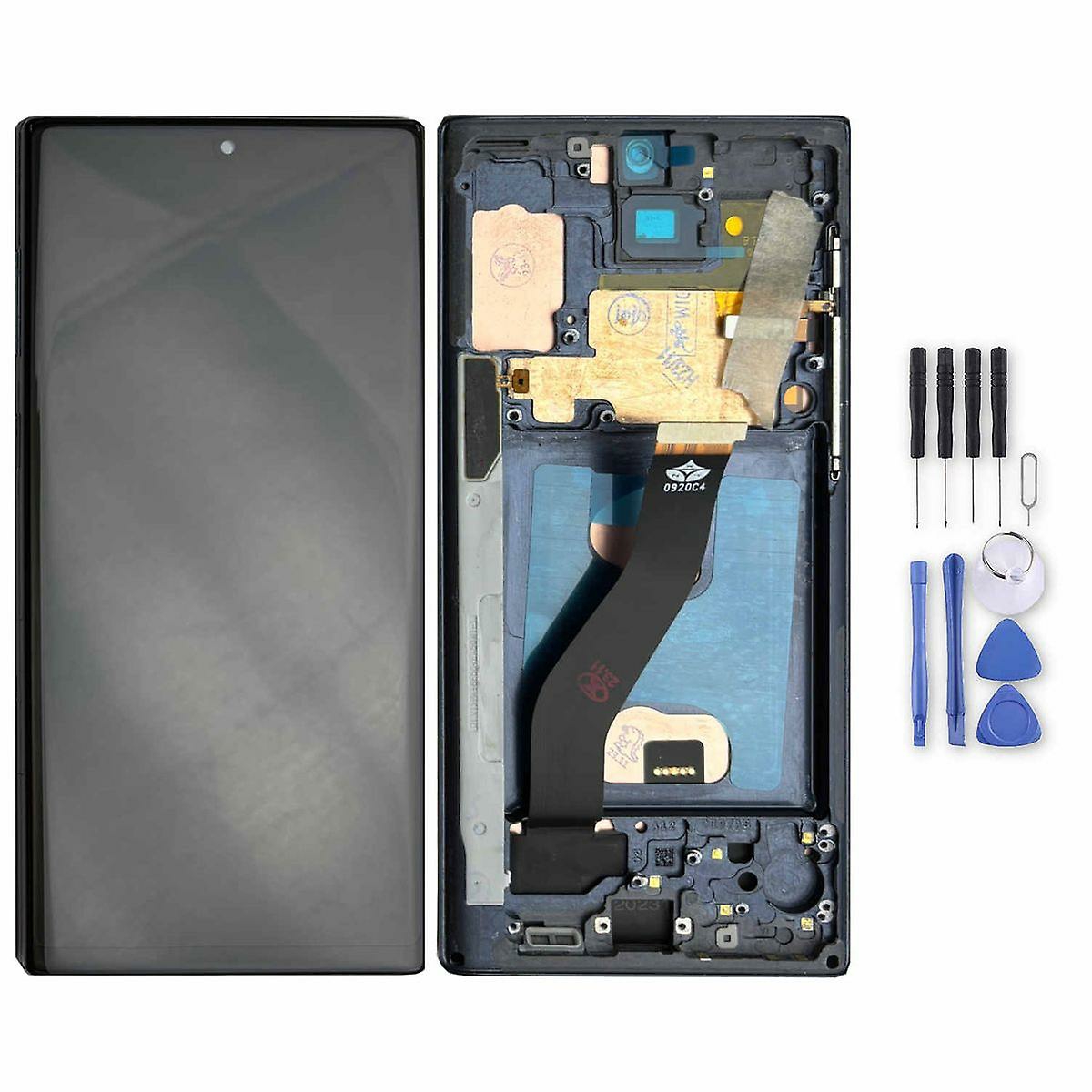 Replacement Phone Parts |  For Samsung Galaxy Note 10 Display Full Tft Lcd With Frame Unit Touch Spare Part Repair Black (Without Fingerprint) Replacement Phone Parts Black