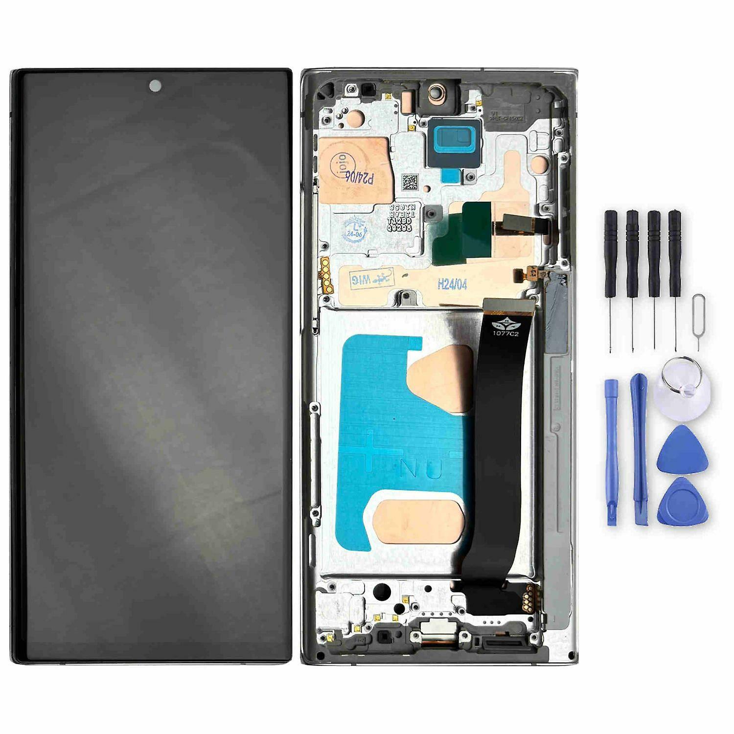 Replacement Phone Parts |  For Samsung Galaxy Note 20 Ultra Display Full Tft With Frame Spare Part Repair Silver Replacement Phone Parts Replacement Phone Parts