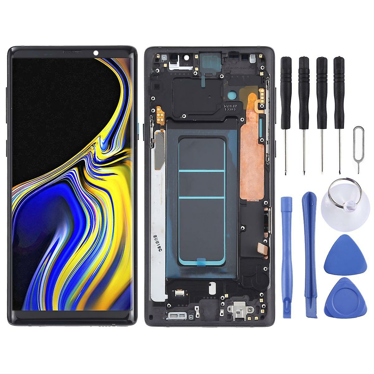 Replacement Phone Parts |  For Samsung Galaxy Note 9 Sm-N960 Display Full Oled Lcd With Frame Unit Touch Spare Part Repair Black Replacement Phone Parts Black