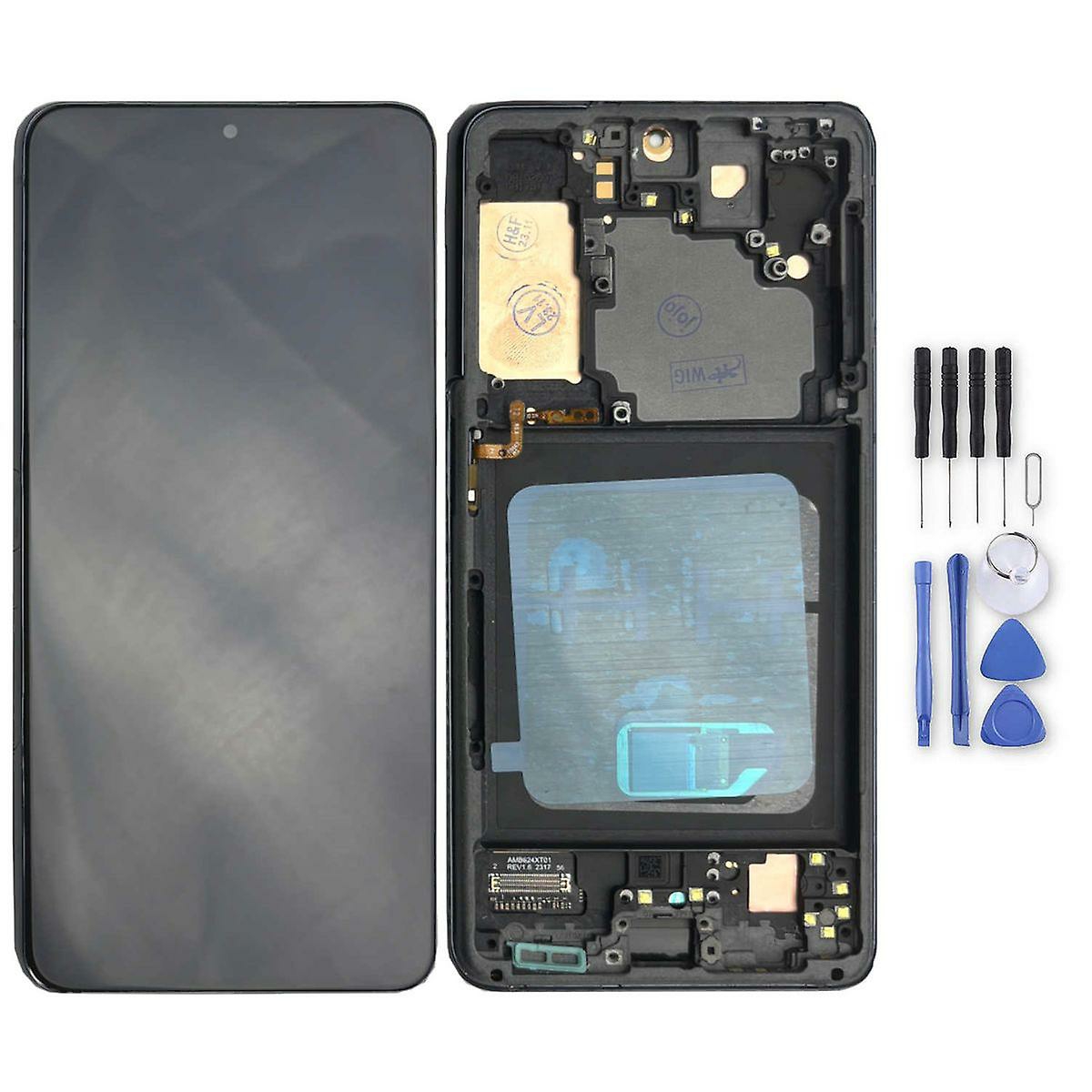 Replacement Phone Parts |  For Samsung Galaxy S21 Display Full Oled With Frame Unit Touch Spare Part Repair Black Replacement Phone Parts Black