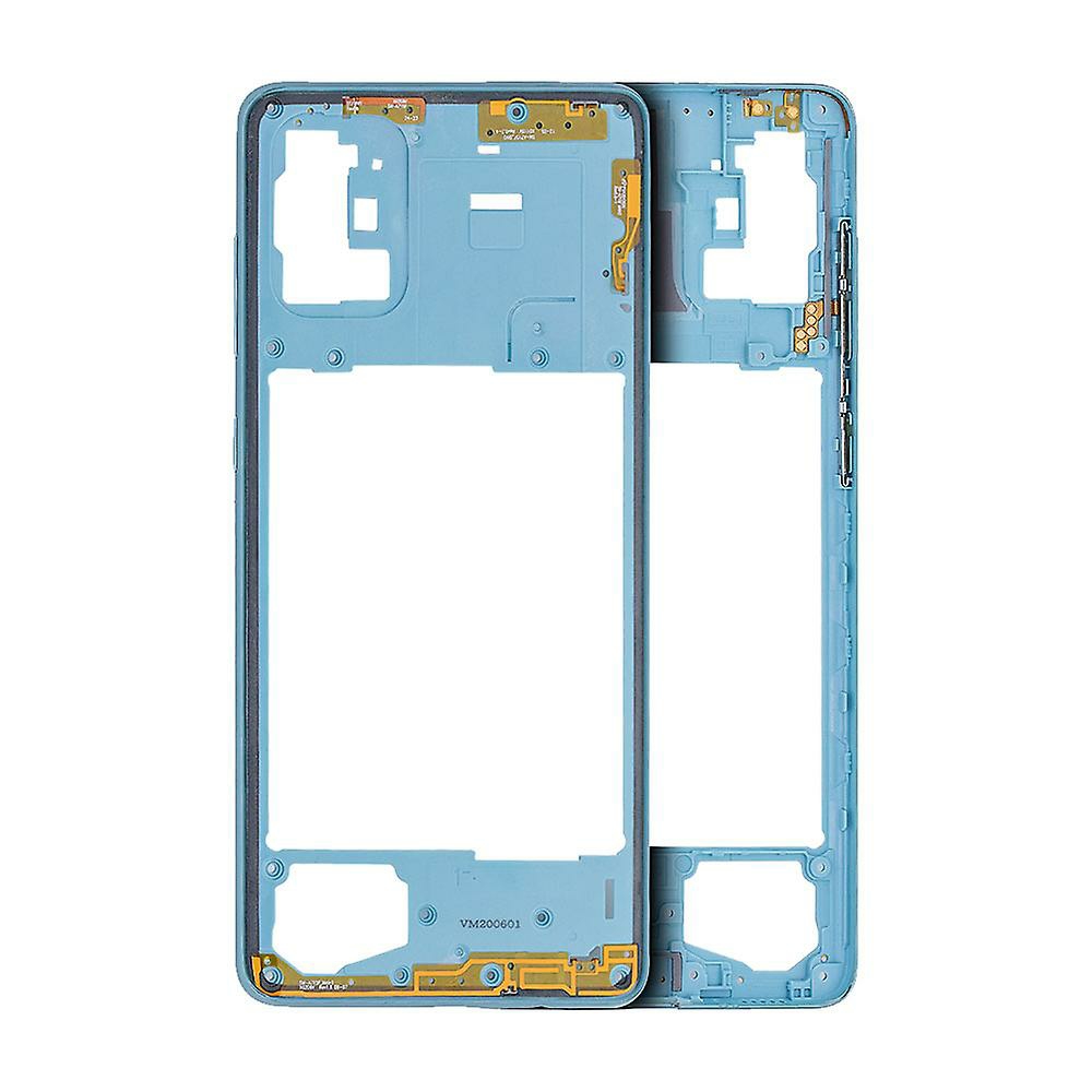 Replacement Phone Parts |  Samsung Galaxy A71 – Sm-A715 – Prism Crush Blue Mid-Frame | Iparts4U Replacement Phone Parts Replacement Phone Parts