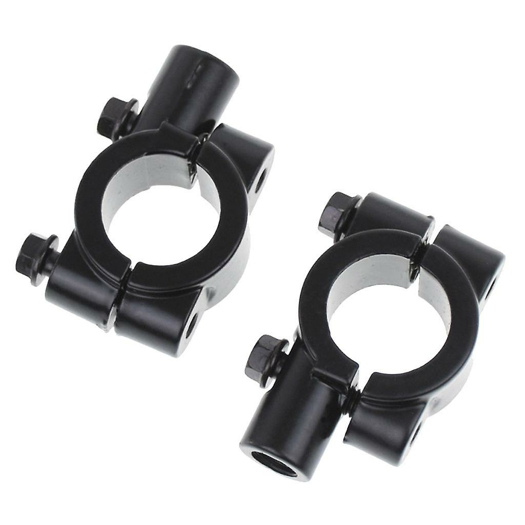 Phone Stands |  1 Pair 10Mm Mirror Mount Handle Bar Clamp Holders Universal For Motorcycle Phone Stands Black