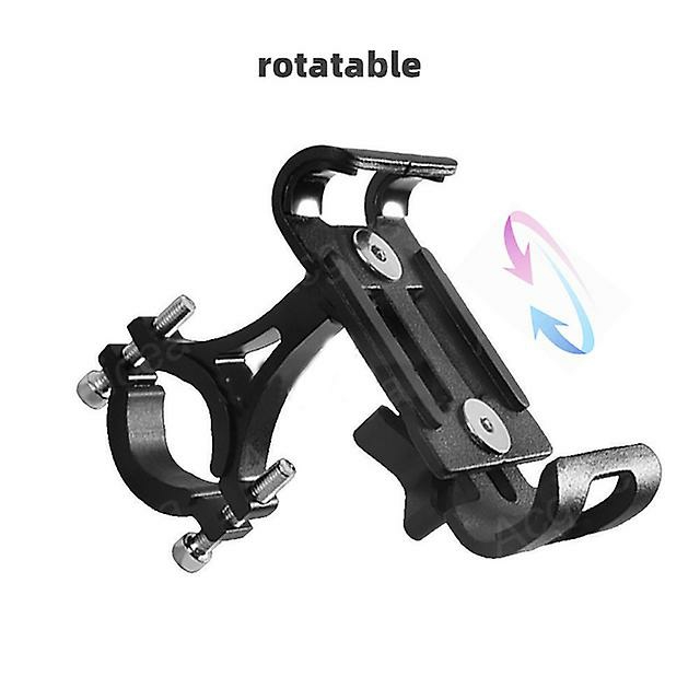 Phone Stands |  Bicycle Mobile Phone Holder Anti-Slip Mount Cellphone Bracket Rotatable Support Gps Universal Motorcycle Stand Bike Accessories Phone Stands Black