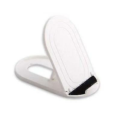 Phone Stands |  Foldable And Portable Oval Desktop Mobile Phone Stand(White) Phone Stands Phone Stands